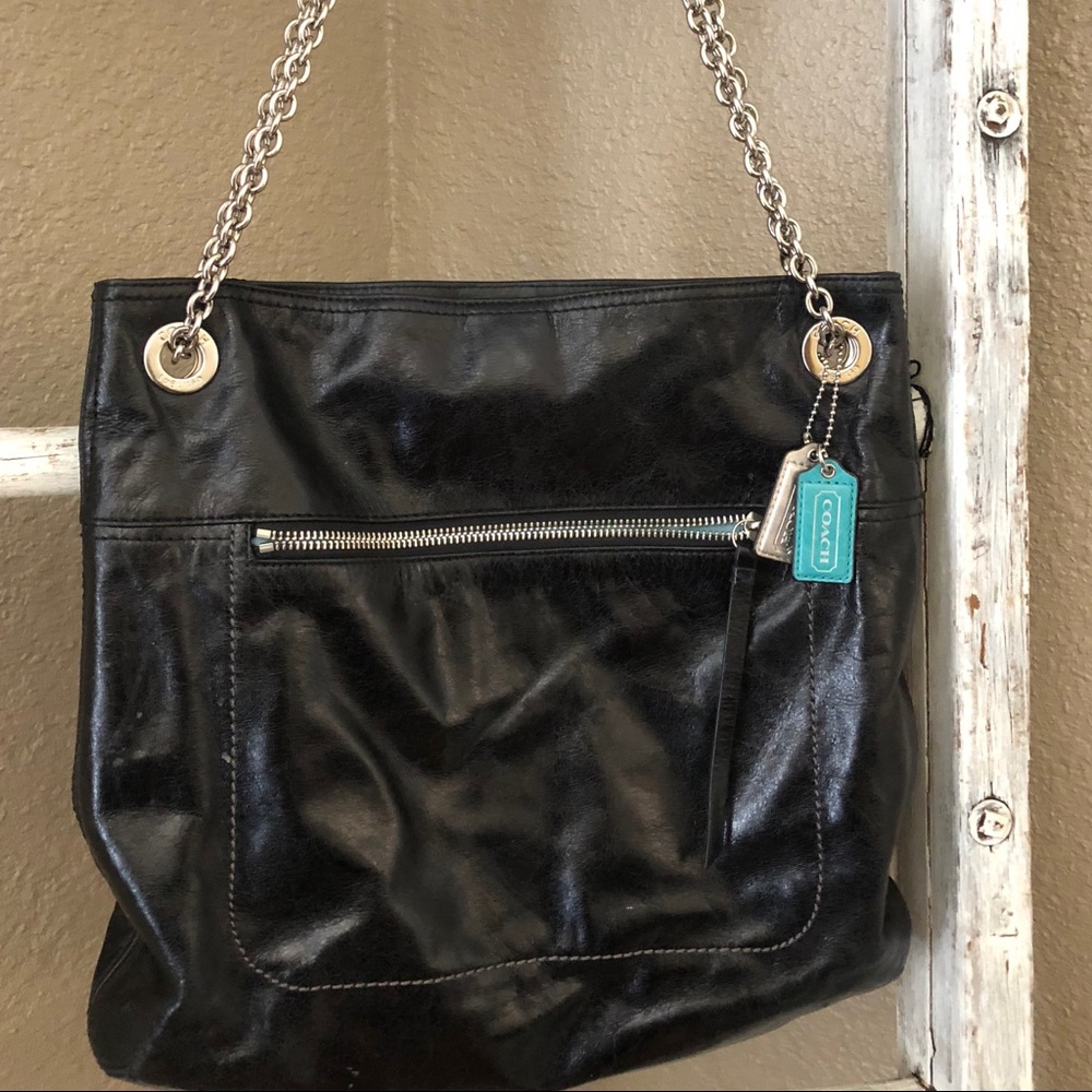 Authentic black coach bag 💝👜